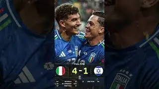 #Italy with a dominant win over #Isreal in their UEFA Nations League clash #b&oacute;ngđ&aacute;  #sportlive