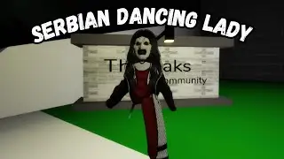 Serbian dancing lady in Roblox short horror film