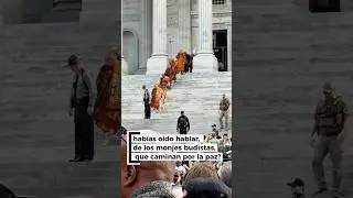 caminando por la paz #monjes #monjebudista #budistmonk #caminandoporlapaz #parati #buda #fyp #paz