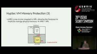 USENIX Security '19 - Protecting Cloud Virtual Machines from Hypervisor and Host Operating