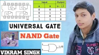#NAND Gate Practical Using 7400 IC