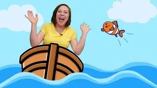 The Wavy Sea 🌊 Ocean Action Rhyme for Preschoolers and Toddlers