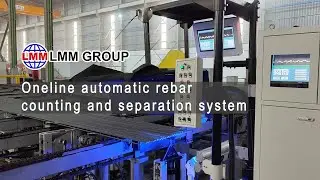 Oneline automatic rebar counting and separation system