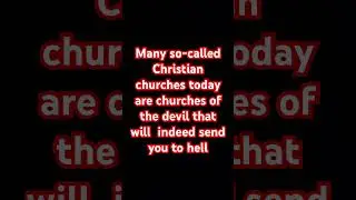 Fake Christian churches