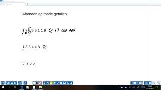 Afronden op ronde getallen
