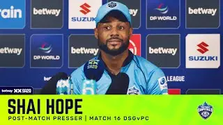 Shai Hope, Pretoria Capitals | DSGvPC Post-match presser | Betway SA20