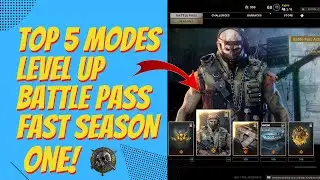 HOW TO LEVEL UP SEASON ONE BATTLE PASS FAST ! - BLACK OPS COLD WAR