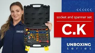 Colour-coded Socket and Spanner Set - C.K T4659 [UNBOXING]