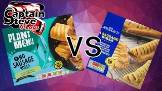 Aldi Plant Vs Real Pork Sausage Rolls Captain Steve And Manila London Vlog
