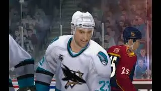 NHL 06 (PS2) Thrashers vs Sharks