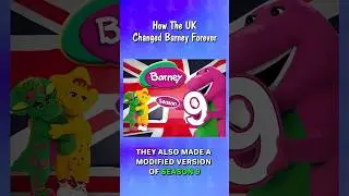 How the UK Changed Barney Forever 💜🇬🇧 #BarneyTheDinosaur #Nostalgia #Shorts