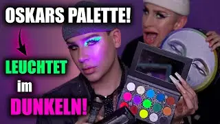 OSKARS erste MAKEUP Collection LEUCHTET IM DUNKLEN! 🤯💚🔦 EHRLICHE REVIEW zu(& mit)@OskarArtemxLOV