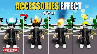 NEW!! 10 ACCESSORIES WITH EFFECT In Brookhaven ID/CODES - Roblox Part 13