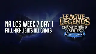 LCS Highlights Week 7 Day 1 NA LCS Summer 2015 S5 Full Highlights from All 5 Games W7D1 Highlights