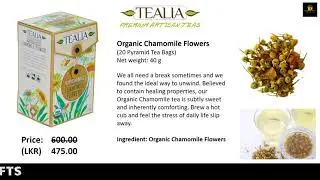 Tealia Chamomile Flowers