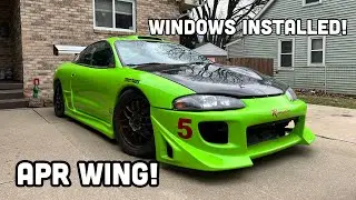 Building a Fast & Furious Eclipse! - Installing Windows and Wing!