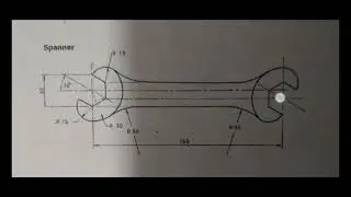 spanner construction || geometrical concepts || engineering drawing | zahad says