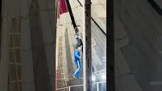 &ldquo;Pedaling on a Tightrope!😱 |High-Wire Bicycle Stunt That Will Blow Your Mind!🚴&zwj;♂️🔥#circus #trending 