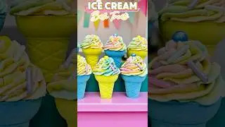 DIY Ice Cream Bath Treats!  Ice Cream Bath Bombs With Bubble Frosting!