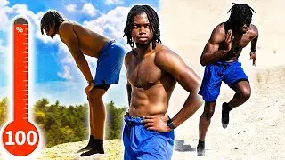 I Trained In 95&deg;F Desert Heat - (VLOG)