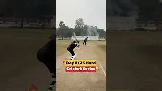 Day 8 - Gym + bowling drills + Cricket training Tips #cricket #shorts