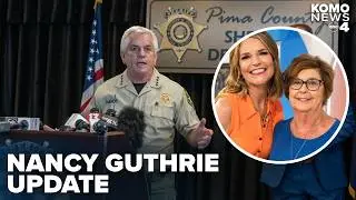 Pima County Sheriff gives update on the disappearance of Nancy Guthrie, mother of 