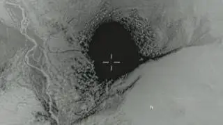 MOAB strike footage Over Achin, Afghanistan 13APR2017