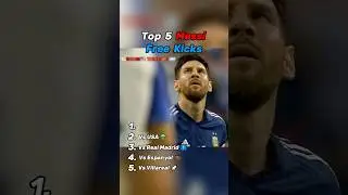 ЛУЧШИЕ штрафные удары Лео Месси #messi #freekick