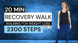 ACTIVE REST / RECOVERY Walk to Help with Muscle Soreness! (Walk at Home) Low Impact Workout