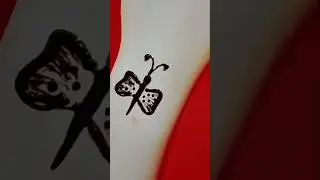 Butterfly 🦋🦋🦋 tattoo henna design/butterfly mehndi tattoo #shorts