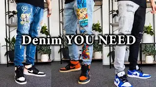 FIRE Denim YOU MUST OWN | Pairing with Air Jordan 1s (Ft. Monocloth)