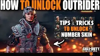 HOW TO UNLOCK OUTRIDER NUMBERS OUTFIT IN BLACK OPS 4 BLACKOUT | How to Unlock Characters COD
