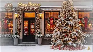 🔴 Cozy Coffee Shop Ambience with Christmas Jazz Music 🎄 Jazz Relaxing Music