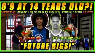 GILAS FUTURE CENTER? 14yo Fil-Am na 6'9 Mabilis, Mahaba, Dominante! | BIHIRA 'TO! 6'9 na Fil-Am?