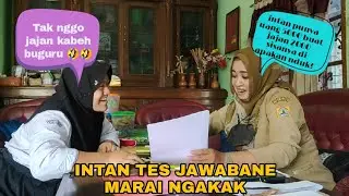 INTAN TES NJAWAB E MARAI NGAKAK ( Bu Pensilku Jangan Di pek ya ) 🤣😂