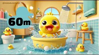 Nursery Rhymes & Kids Songs | 60m | Little Baby Duck | Storybook | Meloduck
