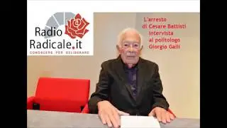L'arresto di Cesare Battisti: intervista al politologo Giorgio Galli