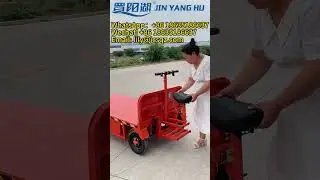 JIN YANG HU Electric Flatbed Truck Four-wheel Platform Cart for All kind of Situation #truck