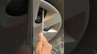 How to open wheel cover/cup of a car |