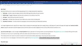 01 1 Azure AppService Introduction