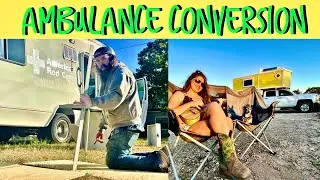 Converting an Ambulance into an RV and Lakeside Boondocking in West Texas