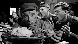 German POWs Shocked: Treated With Royal Meals in American Camps!