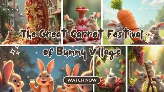 The Great Carrot Festival of Bunny Village! | Adorable Miniature Bunny Chefs