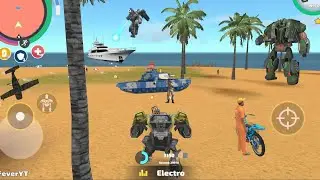 Rope Hero: Vice Town (Russian Assault Machine on Warzone) BD100 Ground Machine - Android Gameplay HD