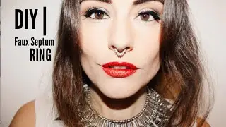 DIY | Faux Septum Ring