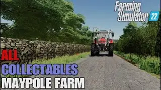 Collectables Maypole Farm  | Earn extra money | FS22 | All 20 collectables