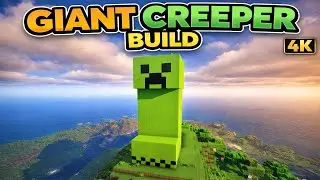 Простая постройка ГИГАНТСКОГО КРИПЕРА 😱 в творческом режиме #minecraft #minecraftguide #minecraft...