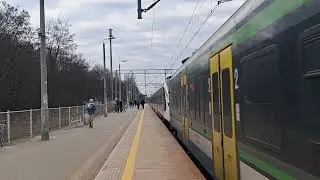 Відправлення електропоїзда 45WE-009+012 зі ст. Zalesie G&oacute;rne