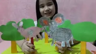 A SHORT ANIMAL STORY FOR KIDS by Andrea / THE SMART RABBIT with DIY FOREST AND ANIMALS