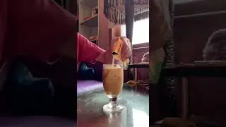 Mix Nescaf&eacute; ice black & a caramel milk (viral on TikTok & instagram) #shorts